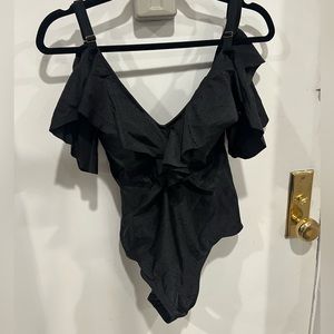 Black One Piece Bathing Suit